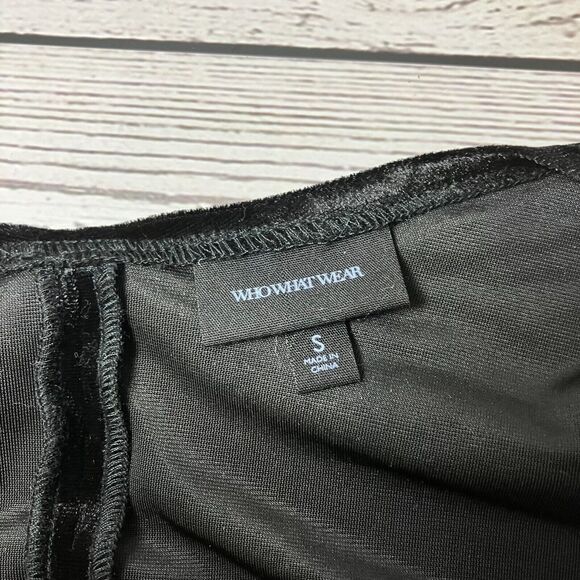 Who What Wear Velvet Wrap Dress Size S Sleeveless Witchy Gothic Romantic - Picture 8 of 10